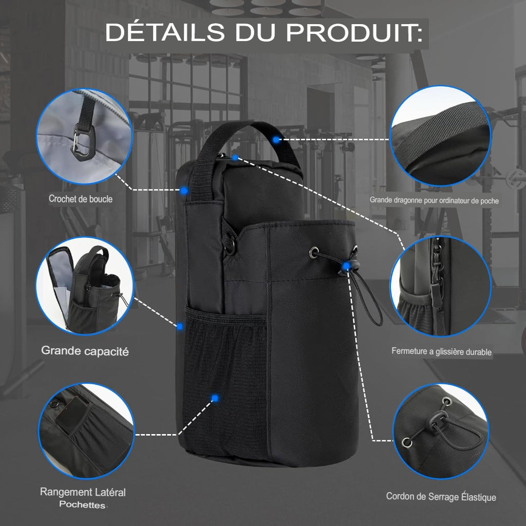 Sac de sport magnétique